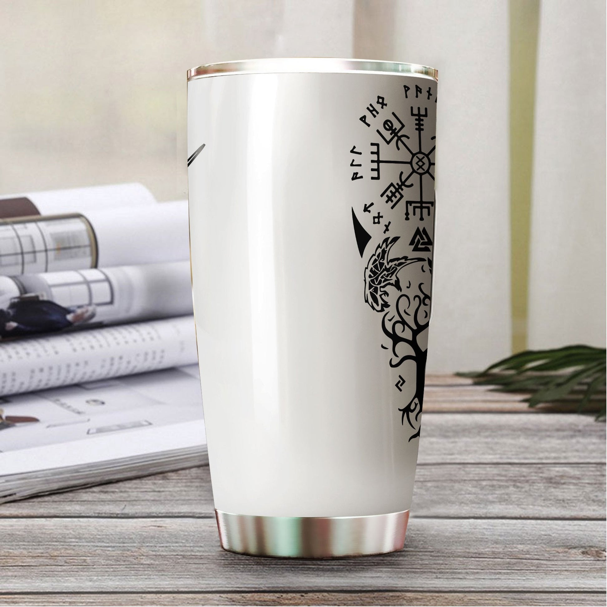 BEAUTIFUL VIKING STAINLESS STEEL TUMBLER - Amaze Style™-