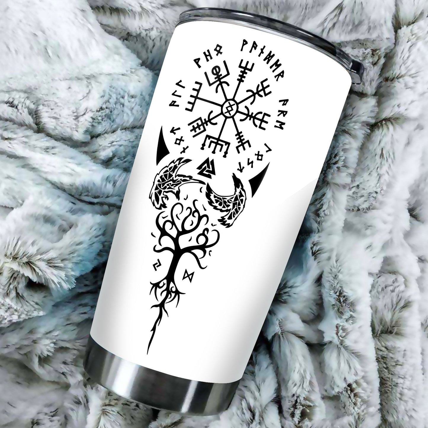 BEAUTIFUL VIKING STAINLESS STEEL TUMBLER - Amaze Style™-