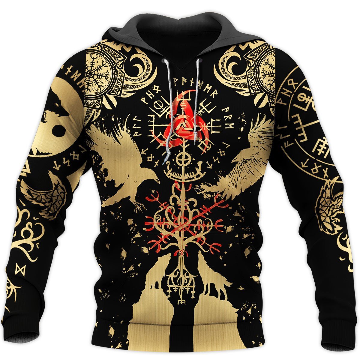 VIKING TATTOO 3D ALL OVER PRINTED SHIRTS - Amaze Style™-Apparel