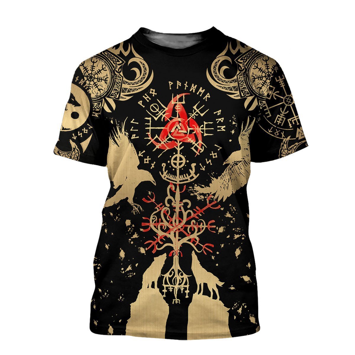 VIKING TATTOO 3D ALL OVER PRINTED SHIRTS - Amaze Style™-Apparel