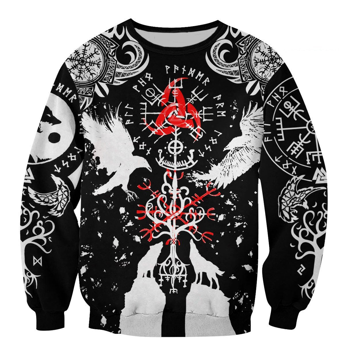 BEAUTIFUL VIKINGS TATTOO 3D ALL OVER PRINTED SHIRTS - Amaze Style™-Apparel