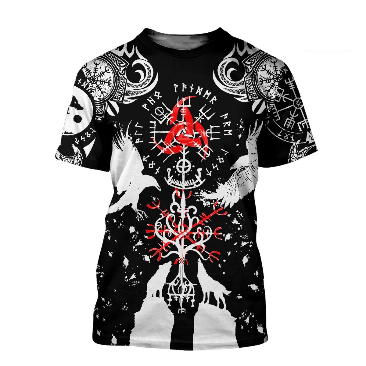 BEAUTIFUL VIKINGS TATTOO 3D ALL OVER PRINTED SHIRTS - Amaze Style™-Apparel