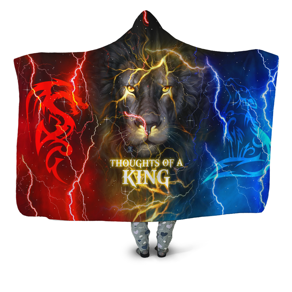 The Power Of Three Souls Dragon Wolf Lion Hoodie Blanket 3D All Over Printed