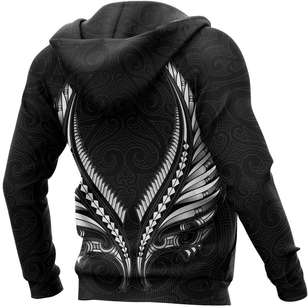 Aotearoa New Zealand - Maori Fern Tattoo Hoodie HC0901 - Amaze Style™-Apparel