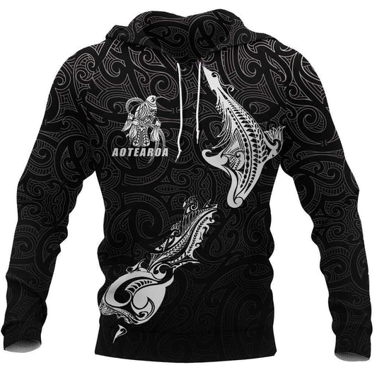 Aotearoa Tui Kowhai Map New Zealand Hoodie HC0903 - Amaze Style™-Apparel