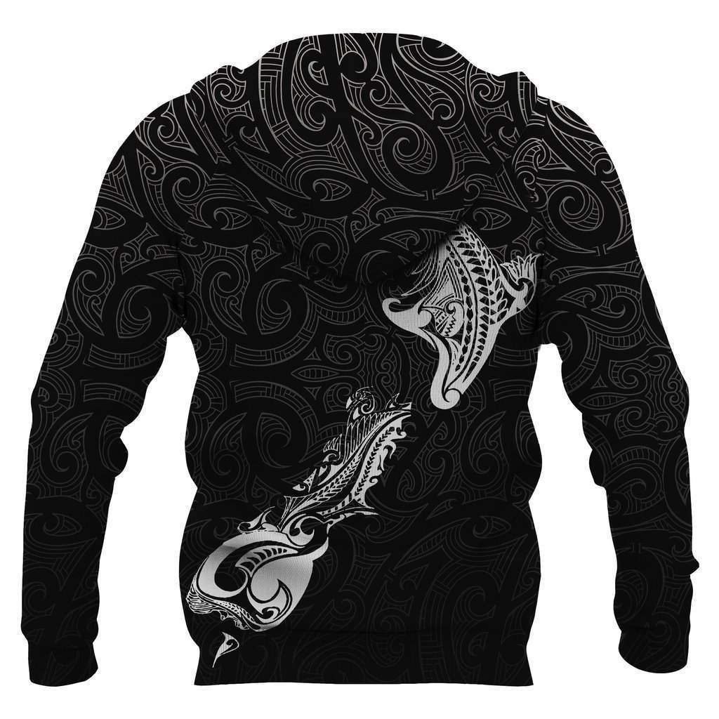 Aotearoa Tui Kowhai Map New Zealand Hoodie HC0903 - Amaze Style™-Apparel