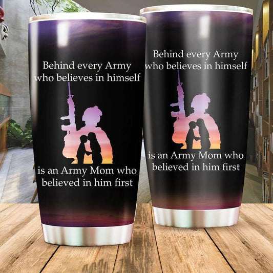 Army Mom Stainless Steel Tumbler HC24101 - Amaze Style™-Tumbler