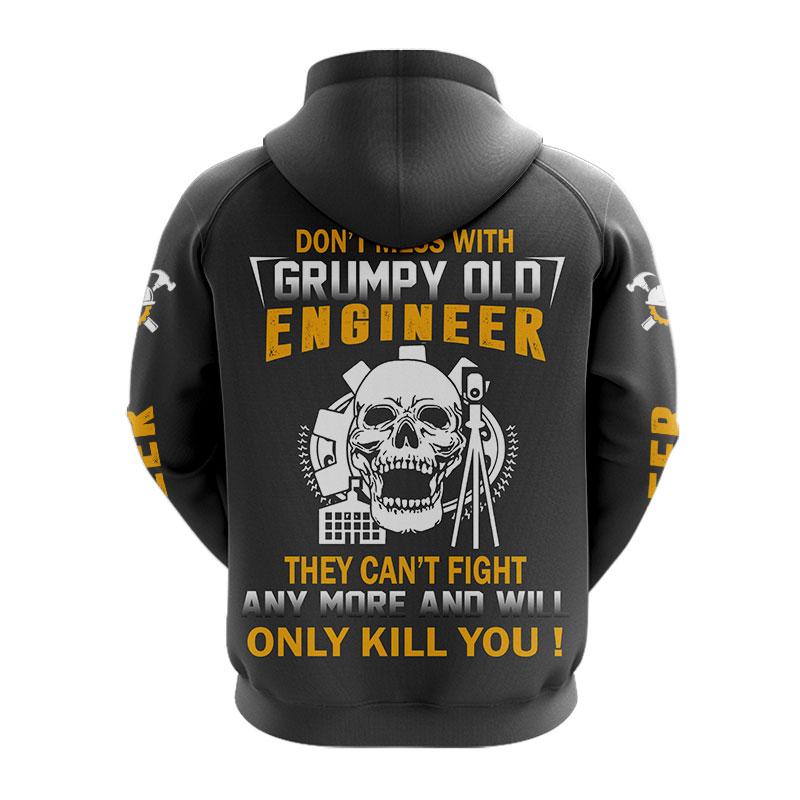 The Engineer - Persionaized Name 3D All Over Printed Shirts For Men