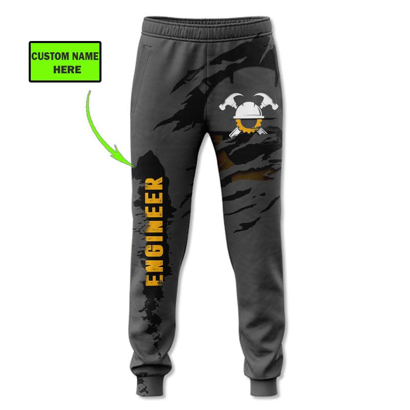 The Engineer - Persionaized Name 3D All Over Printed Shirts For Men