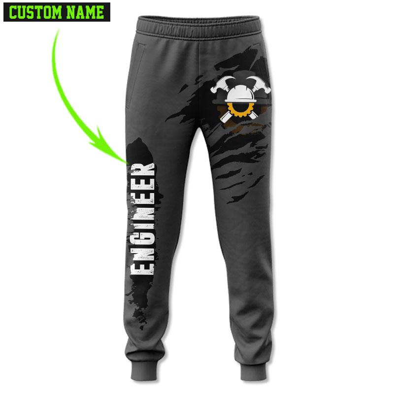 The Engineer - Persionaized Name 3D All Over Printed Shirts For Men