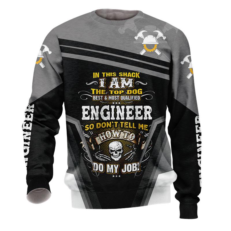 The Engineer 3D All Over Printed Shirts For Men