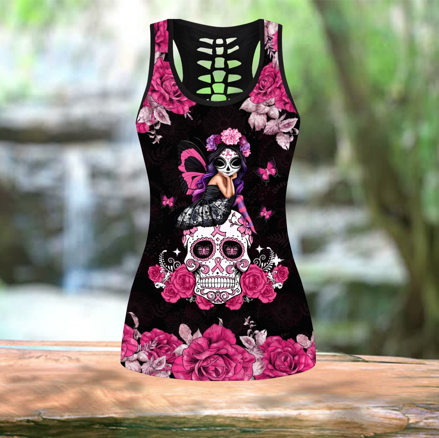 Breast Cancer Awareness Combo Legging And Tank Top