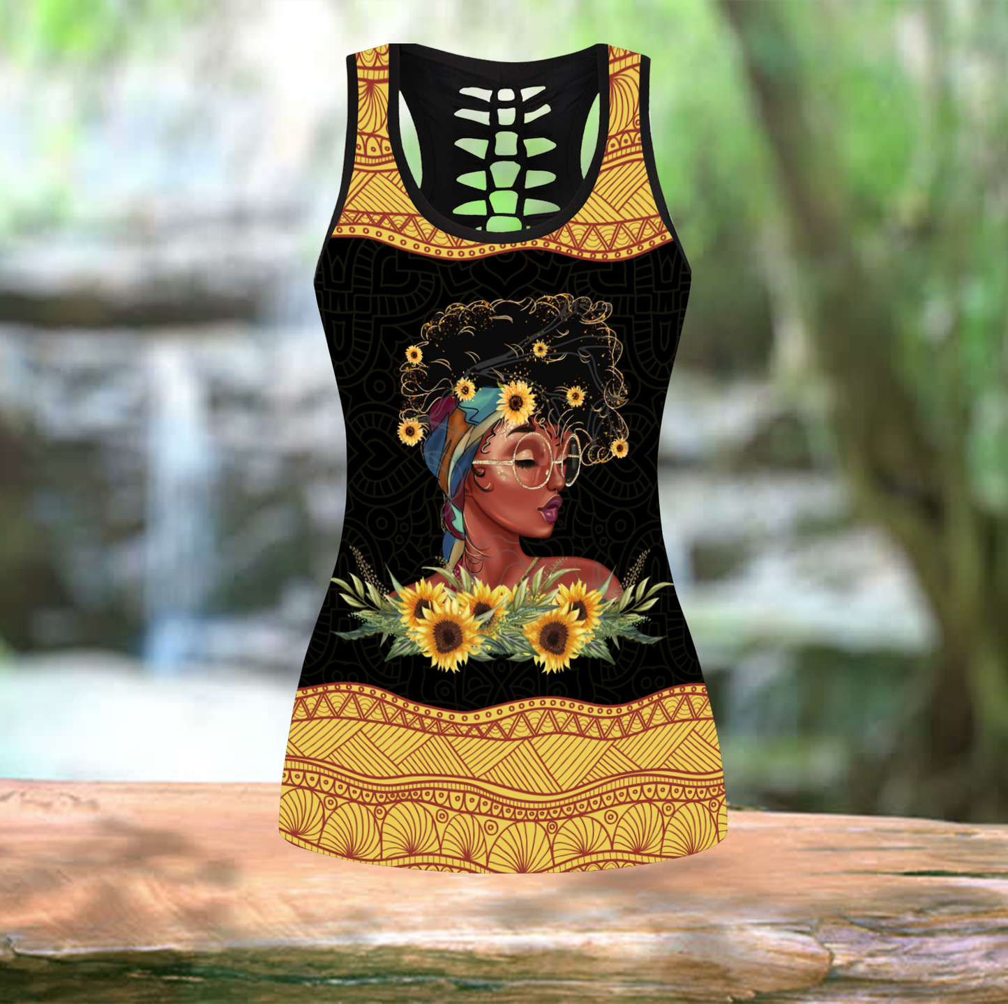 Afircan Culture Black Girl Combo Legging + Tank Top SN16072103