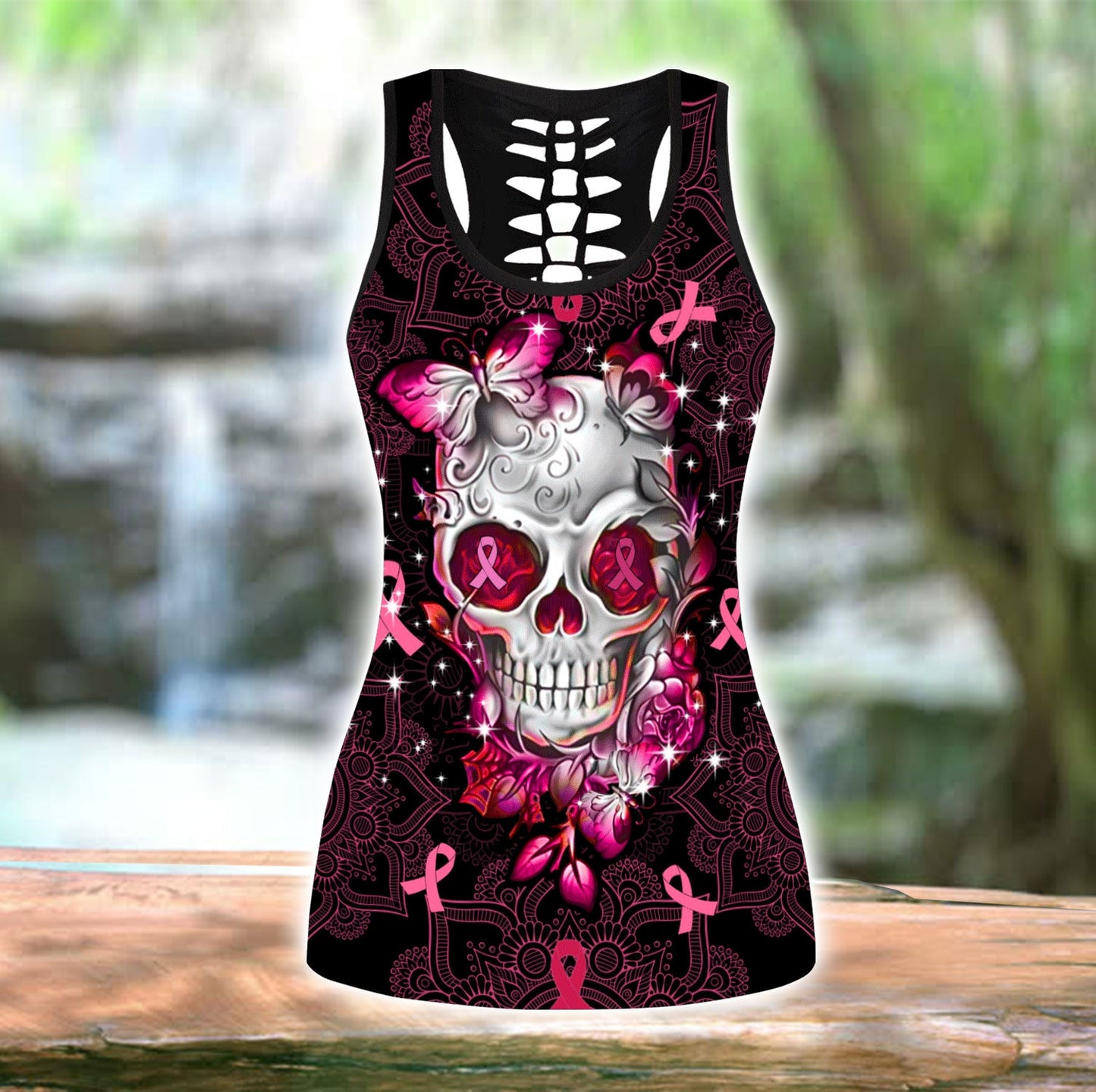 Breast Cancer Awareness Combo Legging And Tank Top