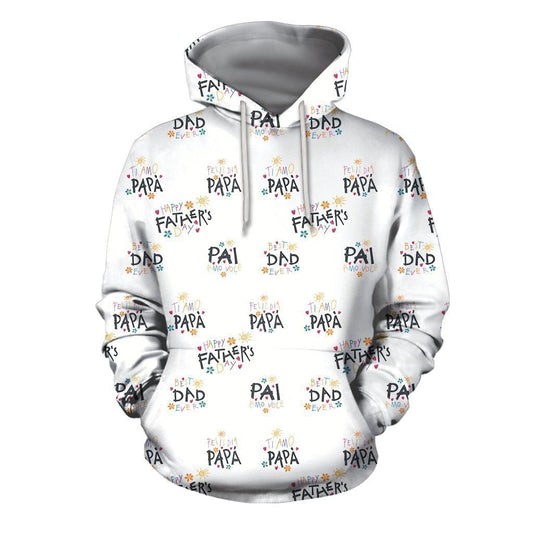 3D All Over PAI AMO VOCÊ Hoodie - Amaze Style™-Apparel