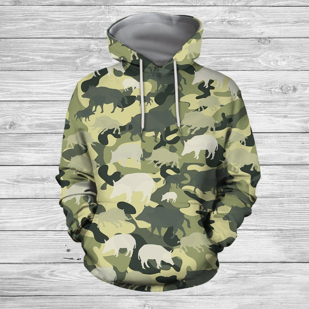 3D All Over Printed Camo Boar - Amaze Style™-Apparel