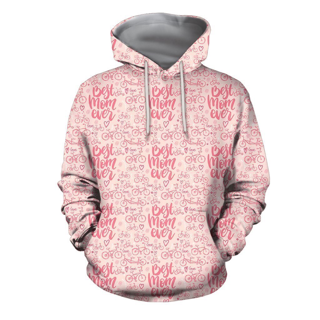 3D All Over Best Mom Ever Hoodie - Amaze Style™-Apparel