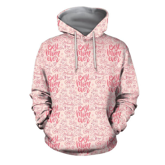 3D All Over Best Mom Ever Hoodie - Amaze Style™-Apparel