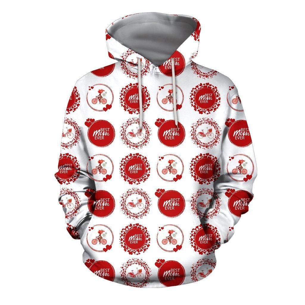 3D All Over Best Mom Ever Hoodie - Amaze Style™-Apparel