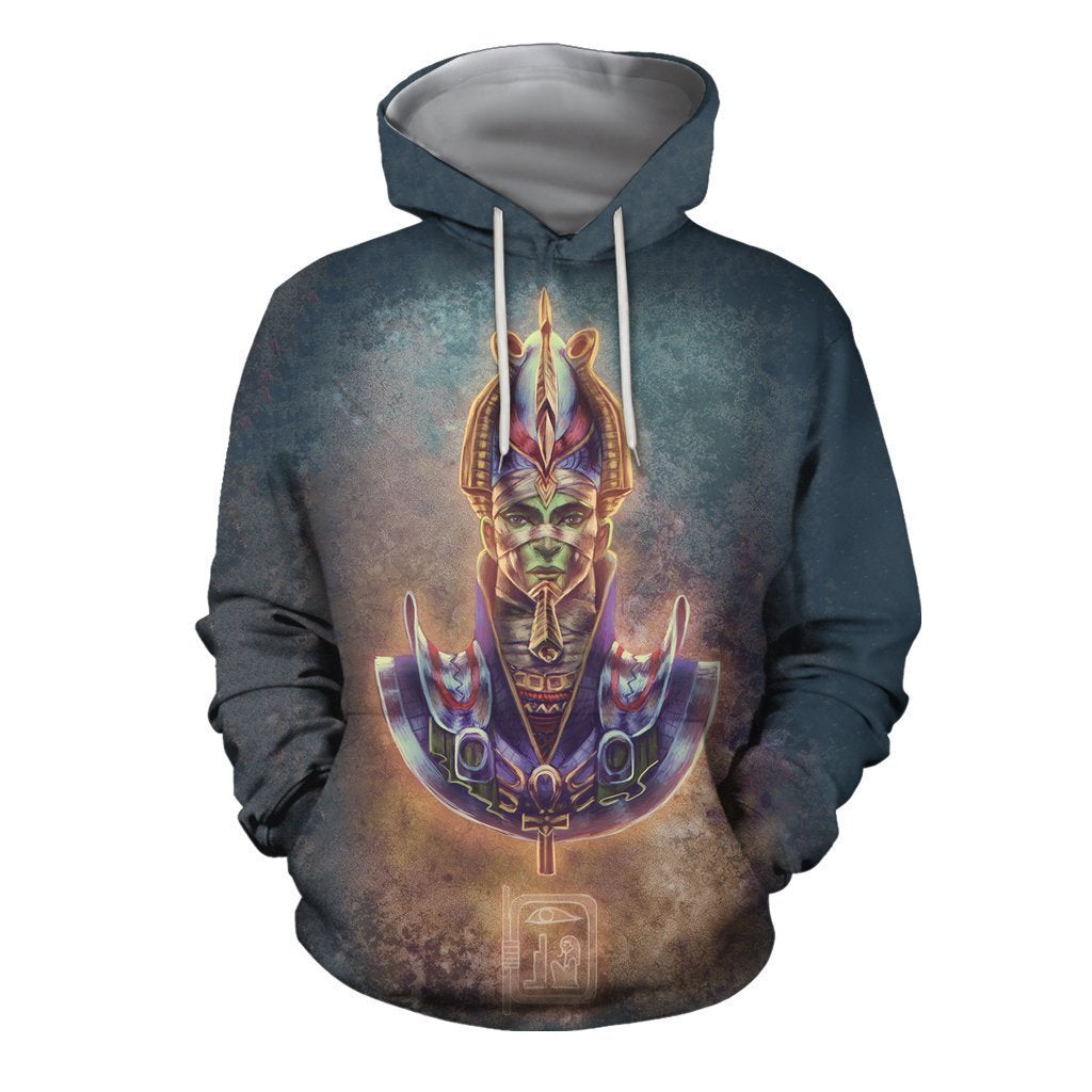 3D All Over Print Osiris God Hoodie - Amaze Style™-Apparel