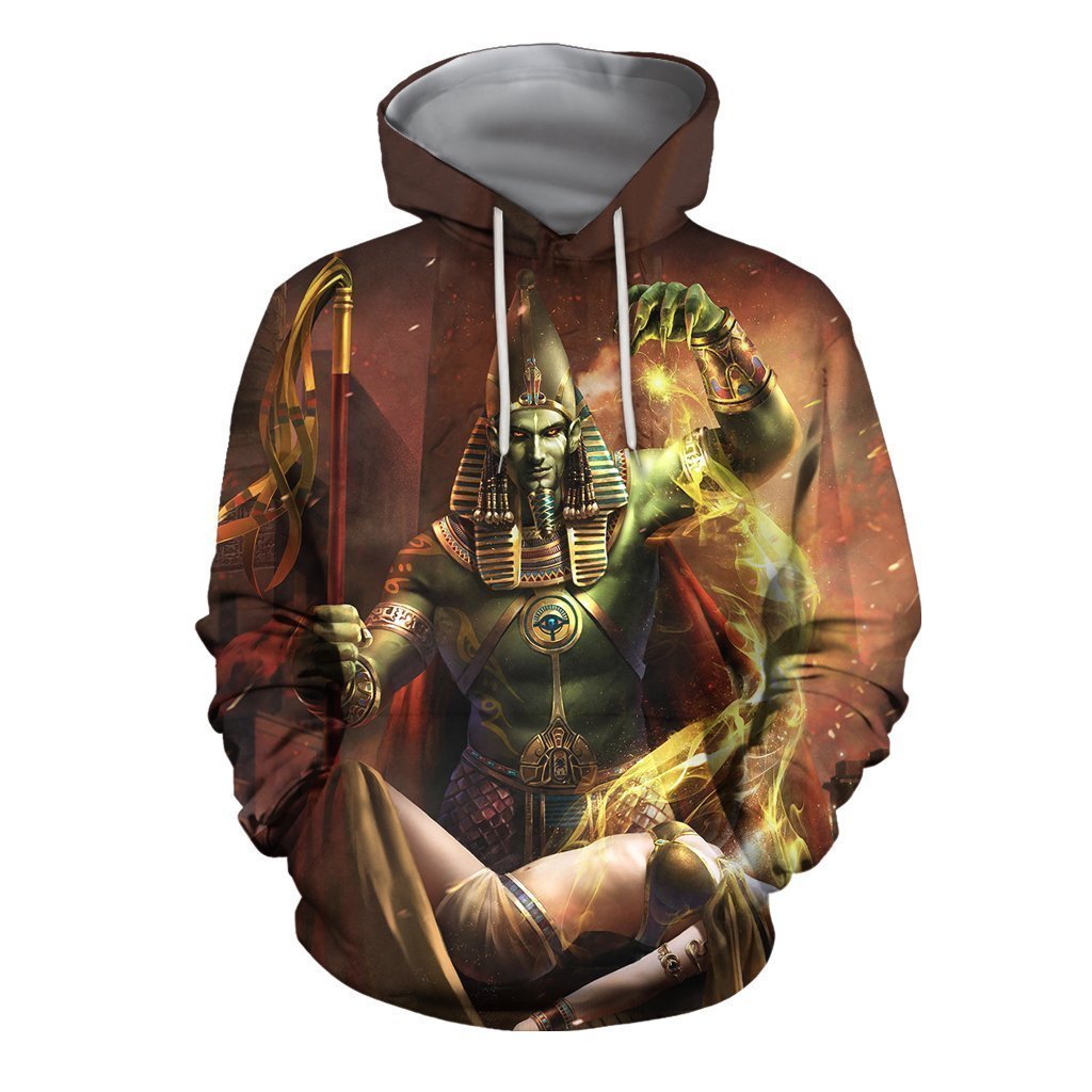 3D All Over Ptah Egyptian God Hoodie - Amaze Style™-Apparel