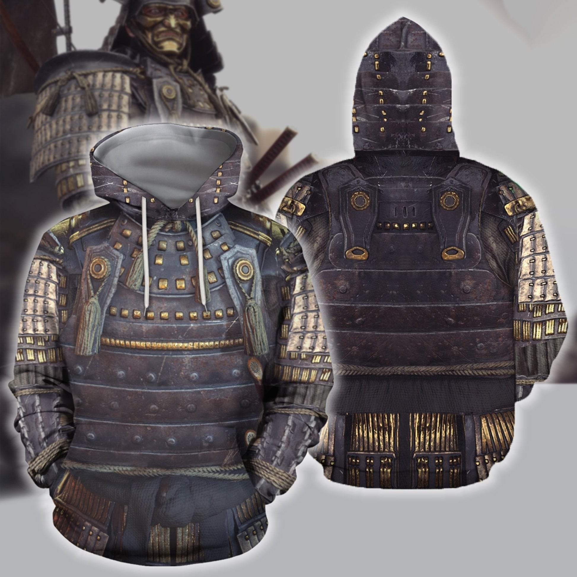 3D All Over Printed Samurai Armor Tops - Amaze Style™-Apparel