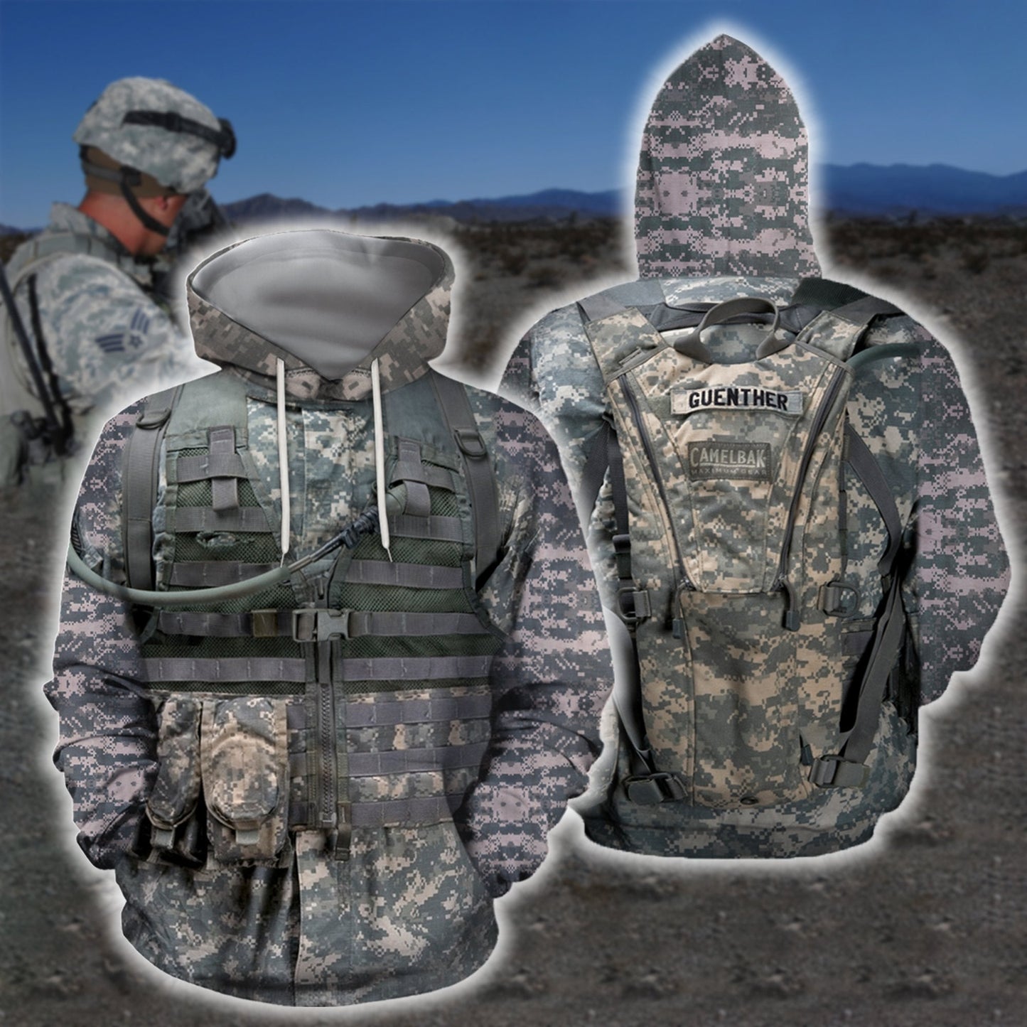 3D Printed Airborne Uniform Clothes - Amaze Style™-Apparel