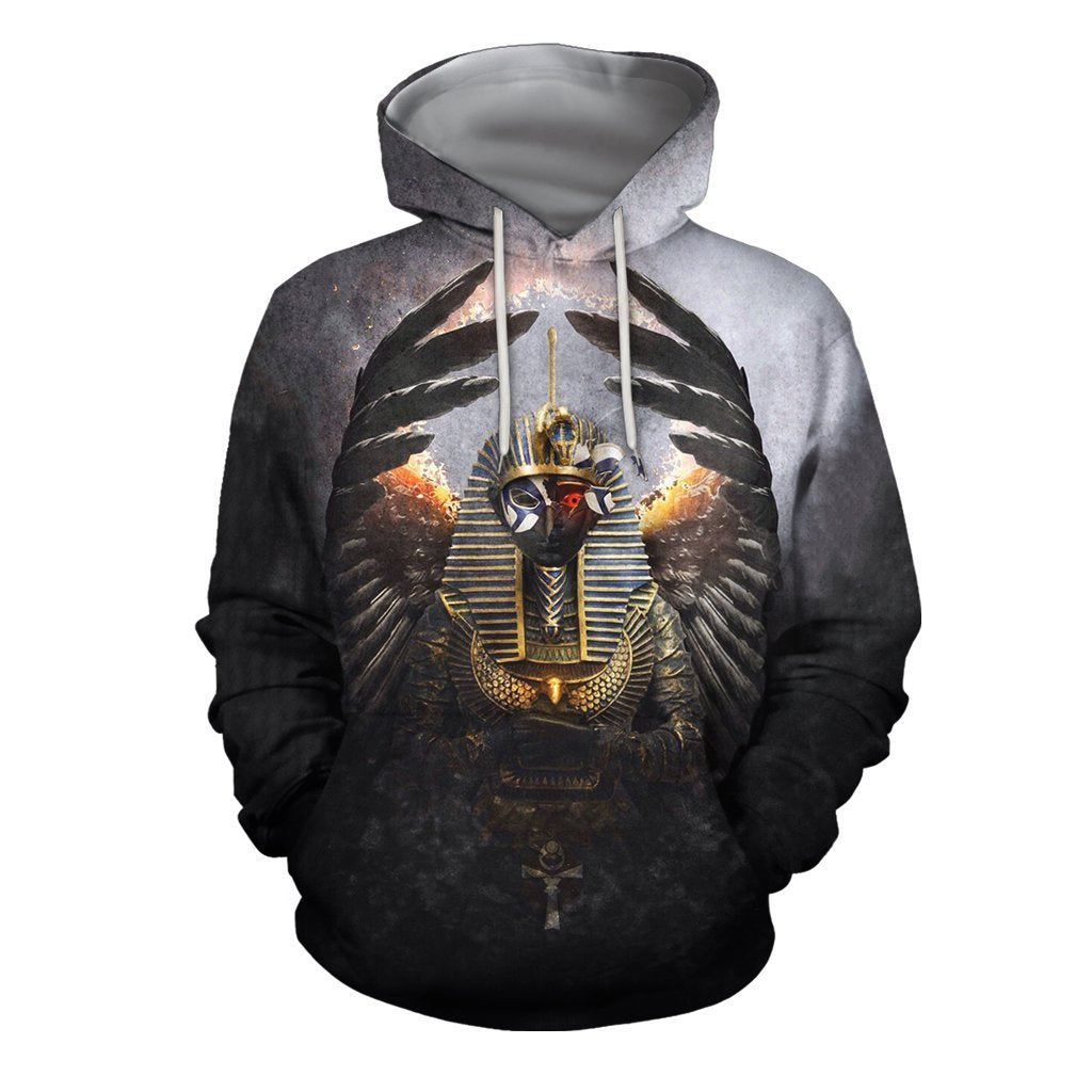 3D All Over Print Horus Egyptian Gods Hoodie - Amaze Style™-Apparel