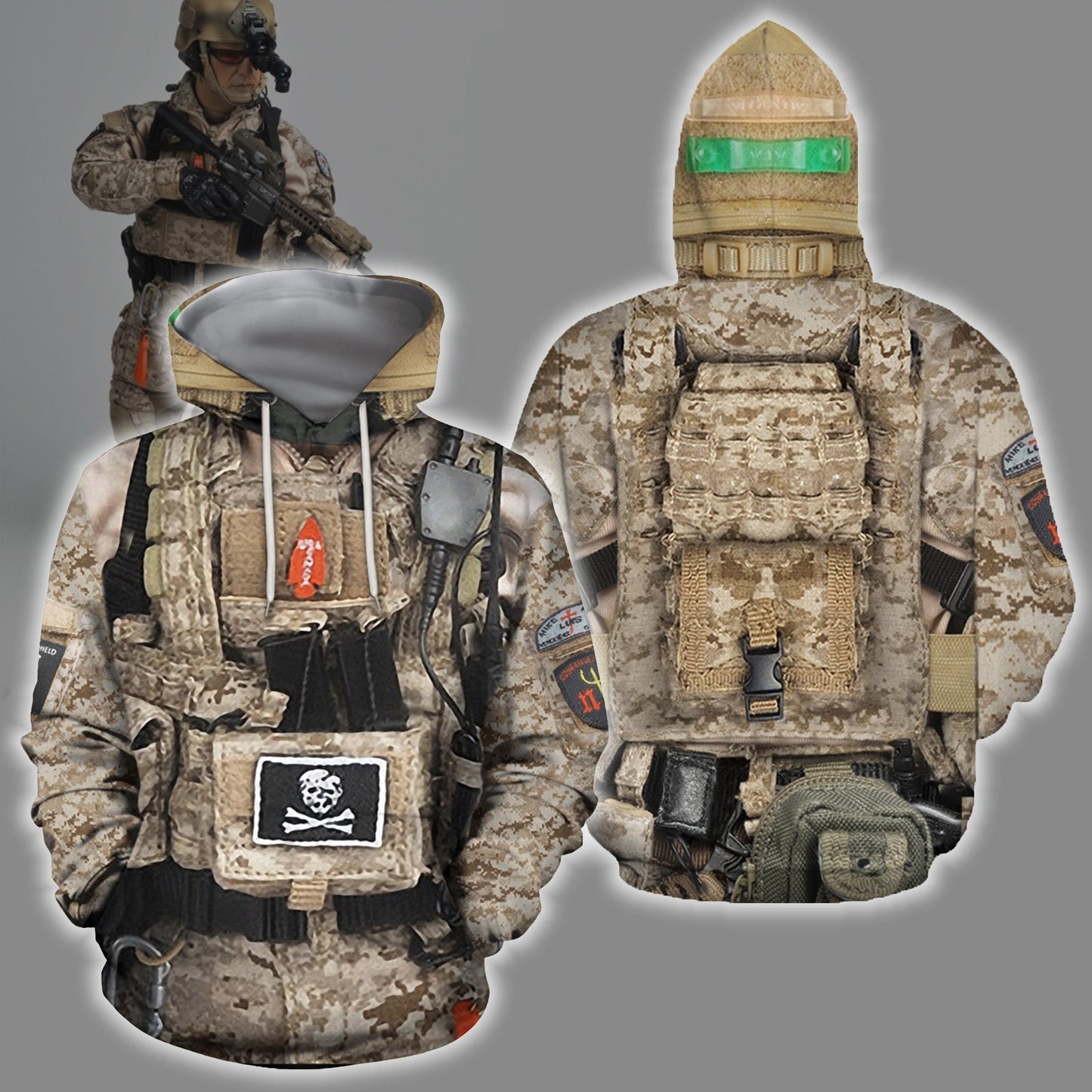 3D All Over Printed U.S. NAVY Seal Team Six Uniform - Amaze Style™-Apparel