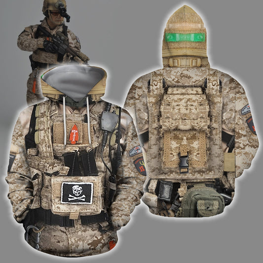 3D All Over Printed U.S. NAVY Seal Team Six Uniform - Amaze Style™-Apparel