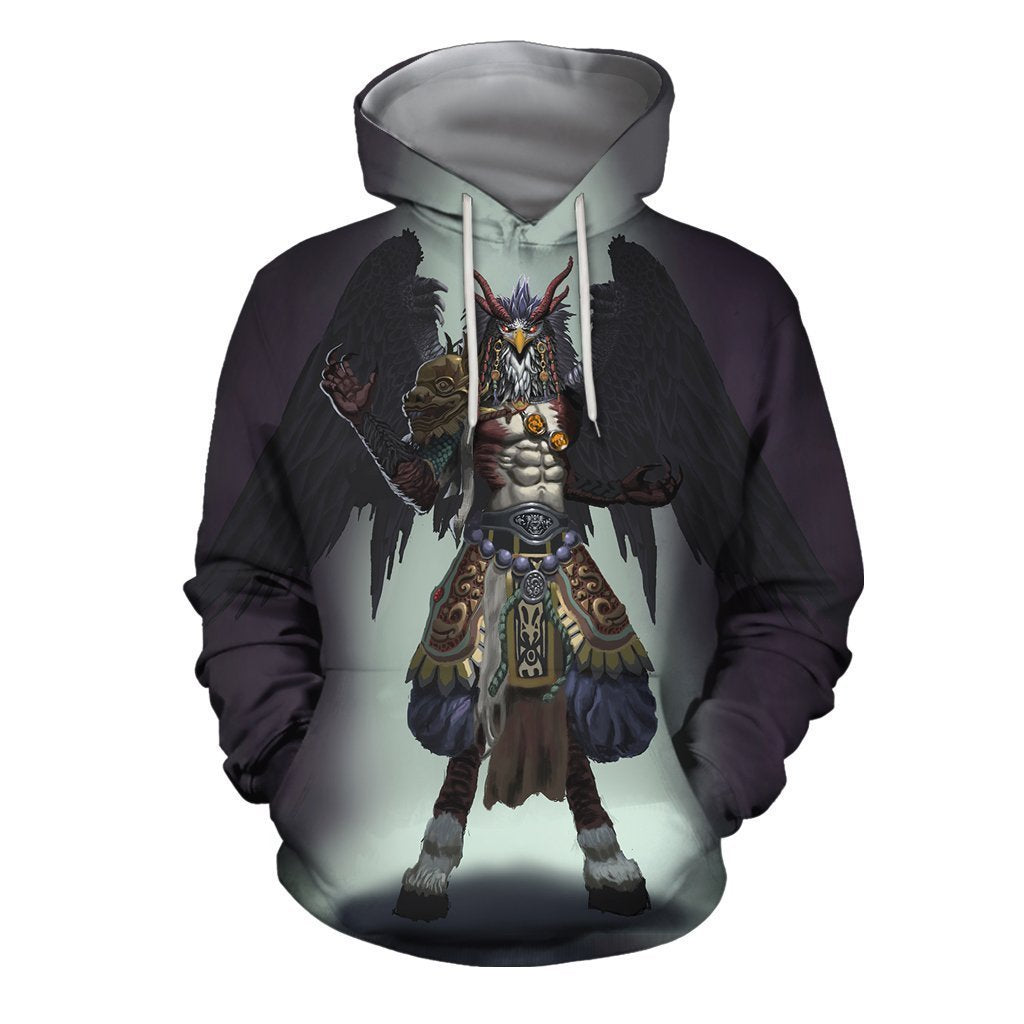 3D All Over Print Horus The Confidential Letter Night Hoodie - Amaze Style™-Apparel
