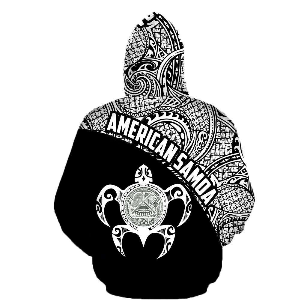 American Samoa Hoodie - White PL - Amaze Style™-Apparel