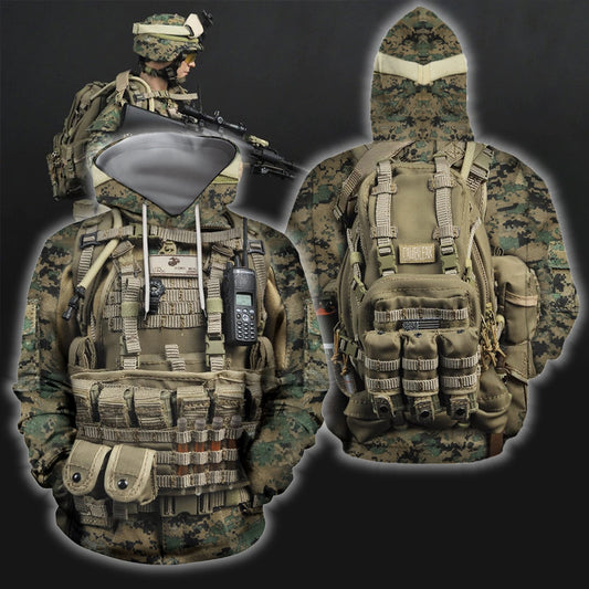 3D All Over Printed Marine Corps Uniforms - Amaze Style™-Apparel