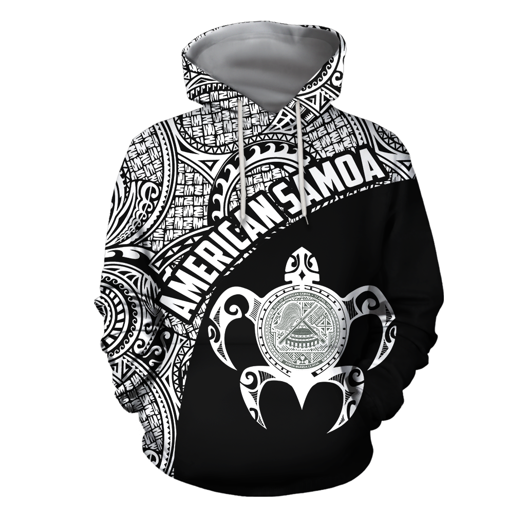 American Samoa Hoodie - White PL - Amaze Style™-Apparel