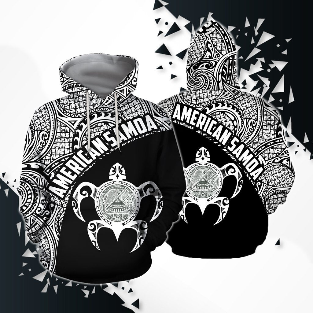 American Samoa Hoodie - White PL - Amaze Style™-Apparel