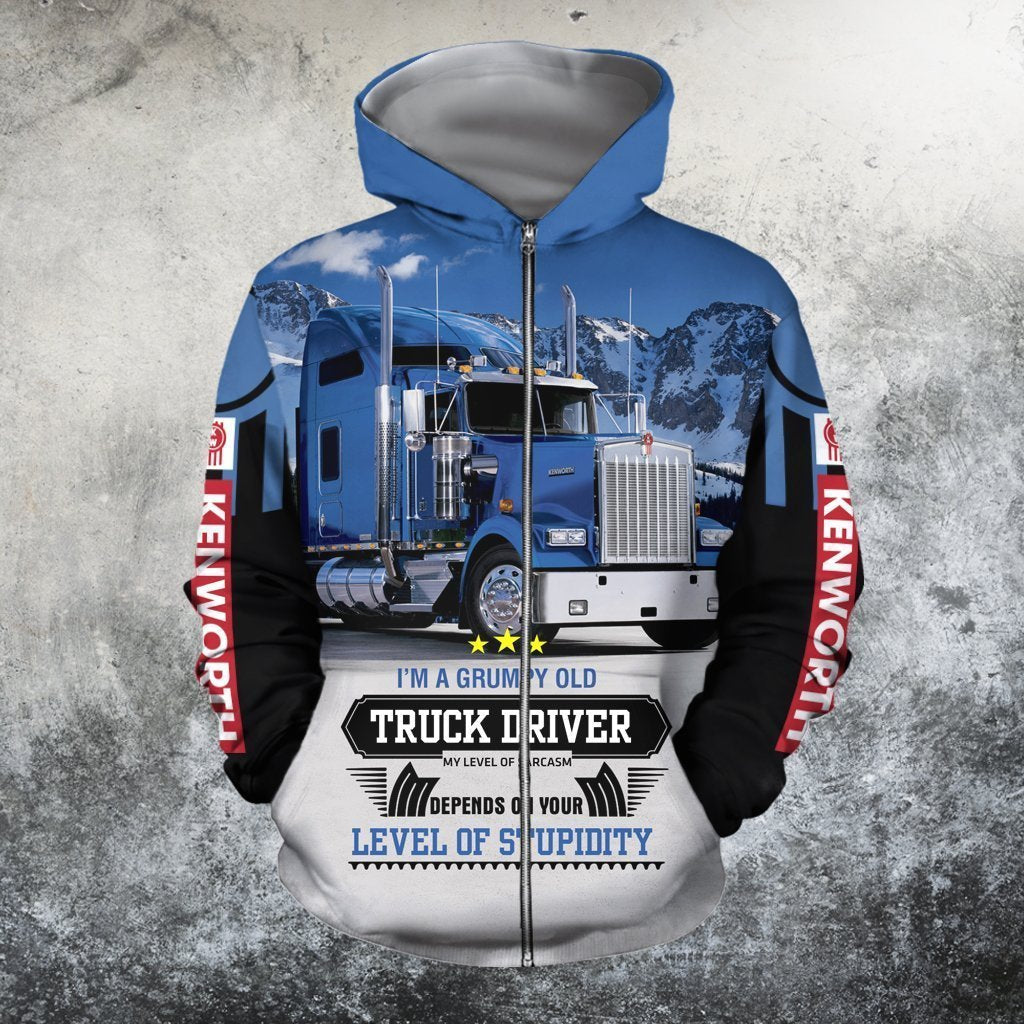 3D All Over Printed Truck Driver Hoodie - Amaze Style™-Apparel