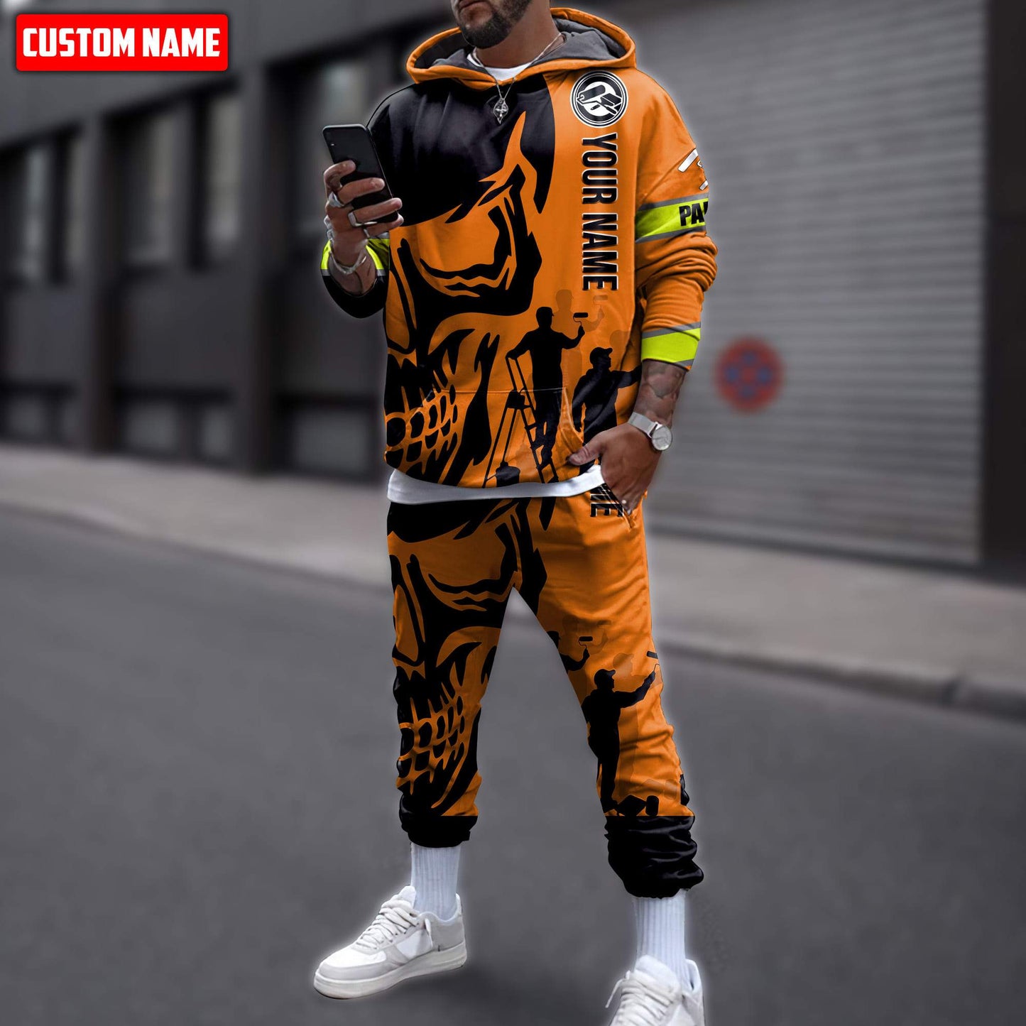 Tmarctee Customized Name House Painter 3D All Over Printed Combo Hoodie + Sweatpant HP17 NTN23102103