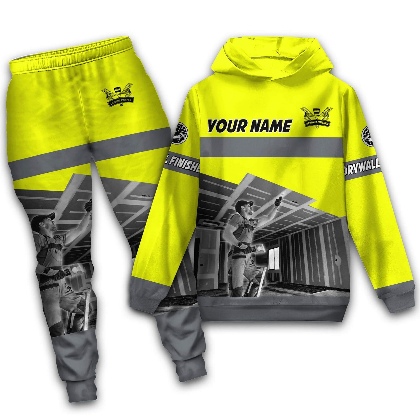 Tmarctee Customized Name House Painter 3D All Over Printed Combo Hoodie + Sweatpant HP27 NTN08112104