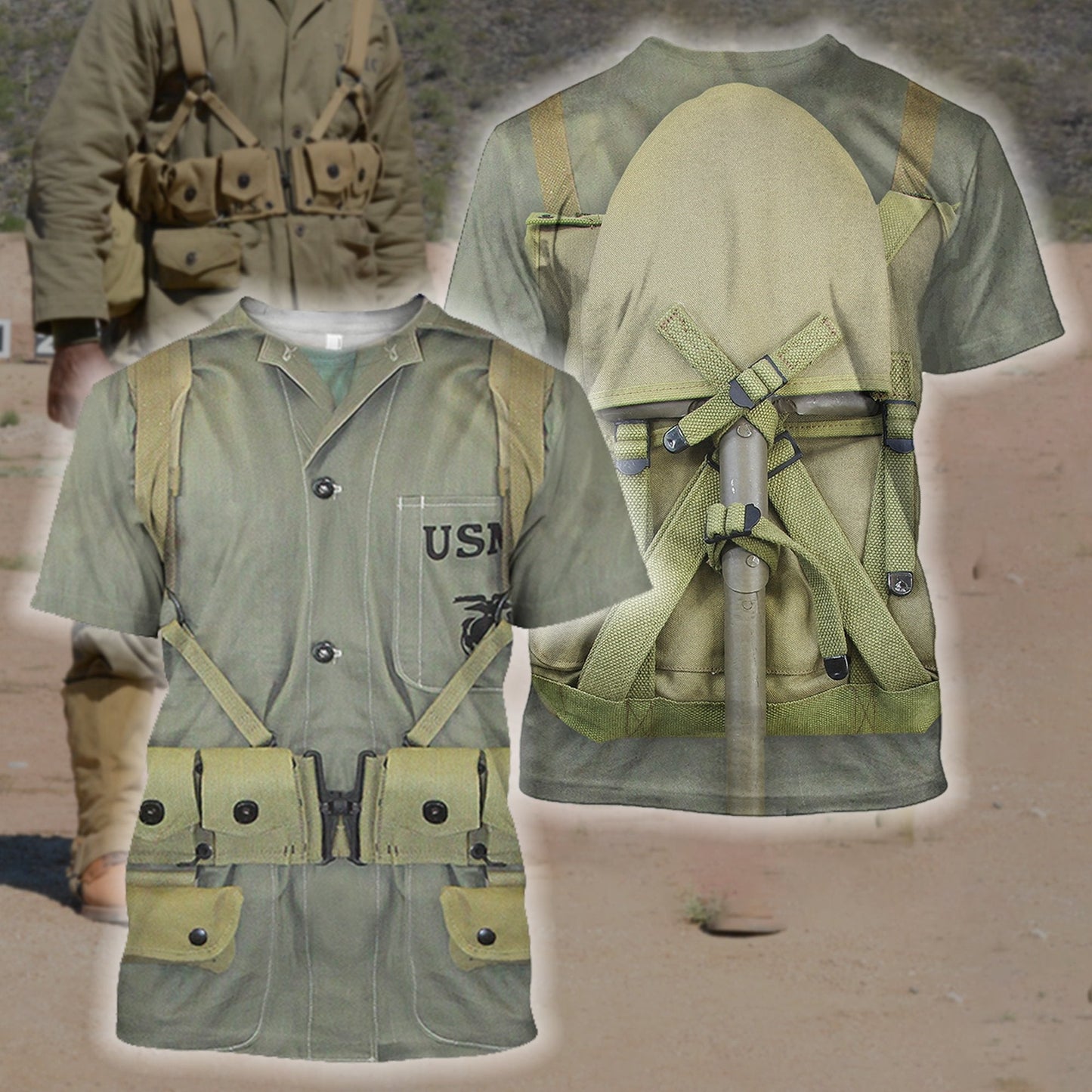 3D All Over Printed US Marine Corps - Amaze Style™-Apparel