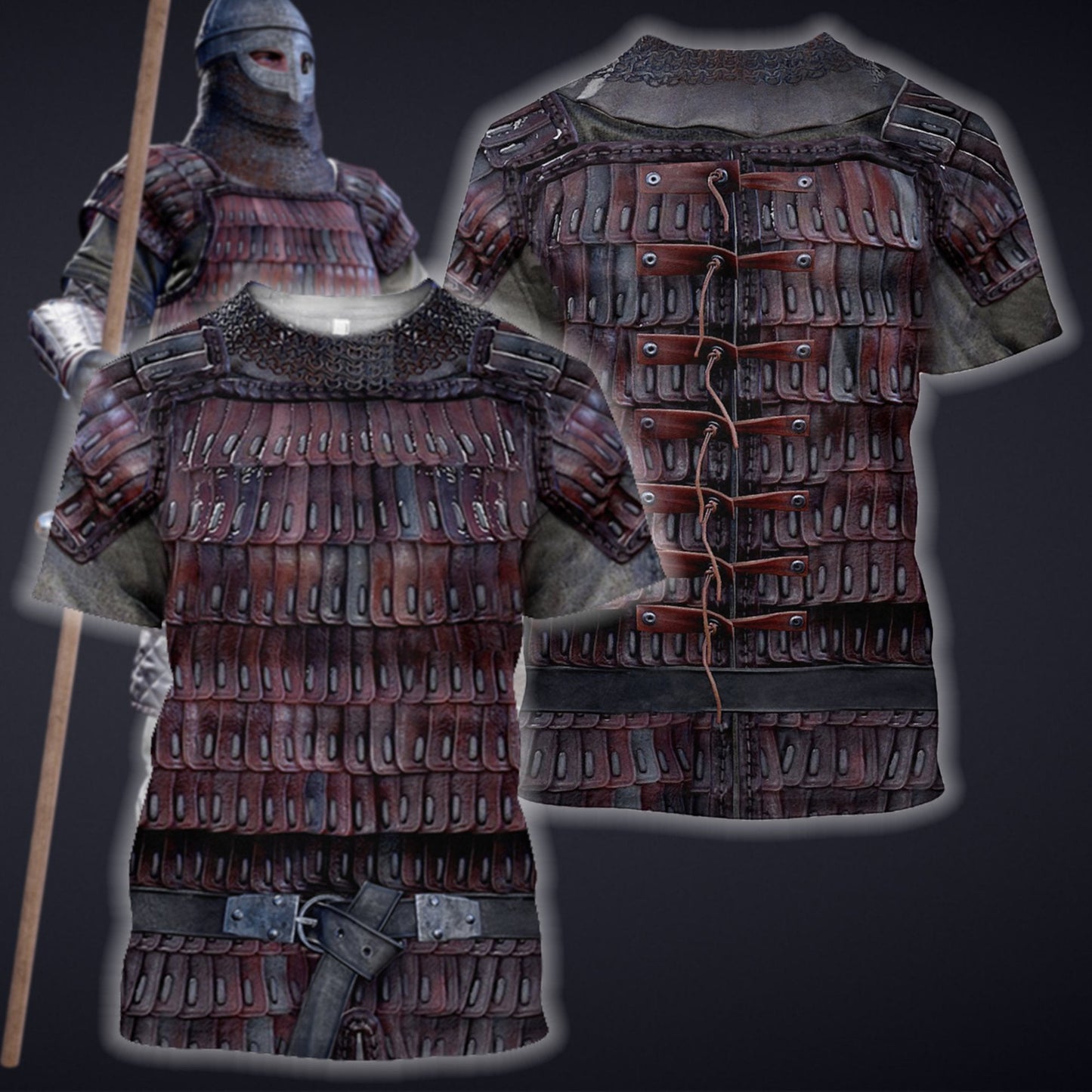 3D All Over Printed Vikings Armor Tops HP699 - Amaze Style™-Apparel
