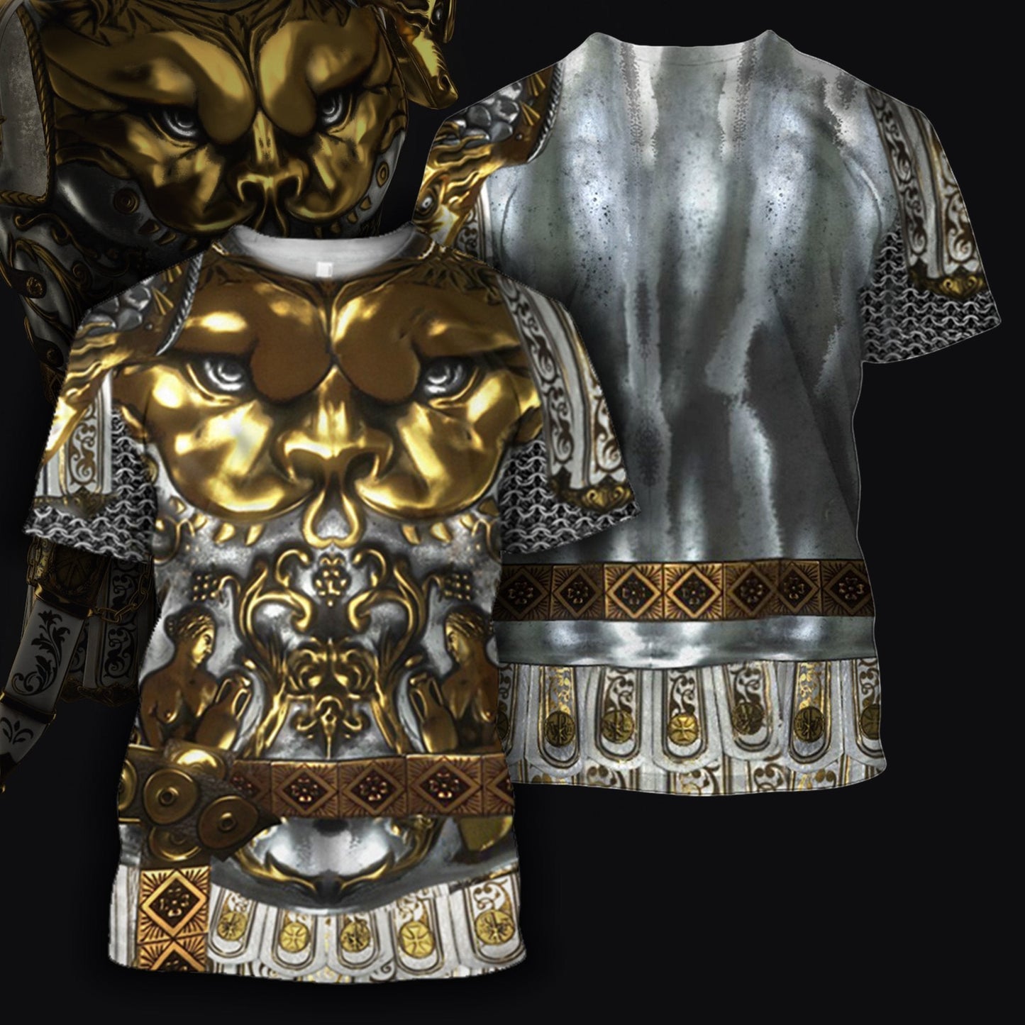3D All Over Printed King Armor Tops - Amaze Style™-Apparel