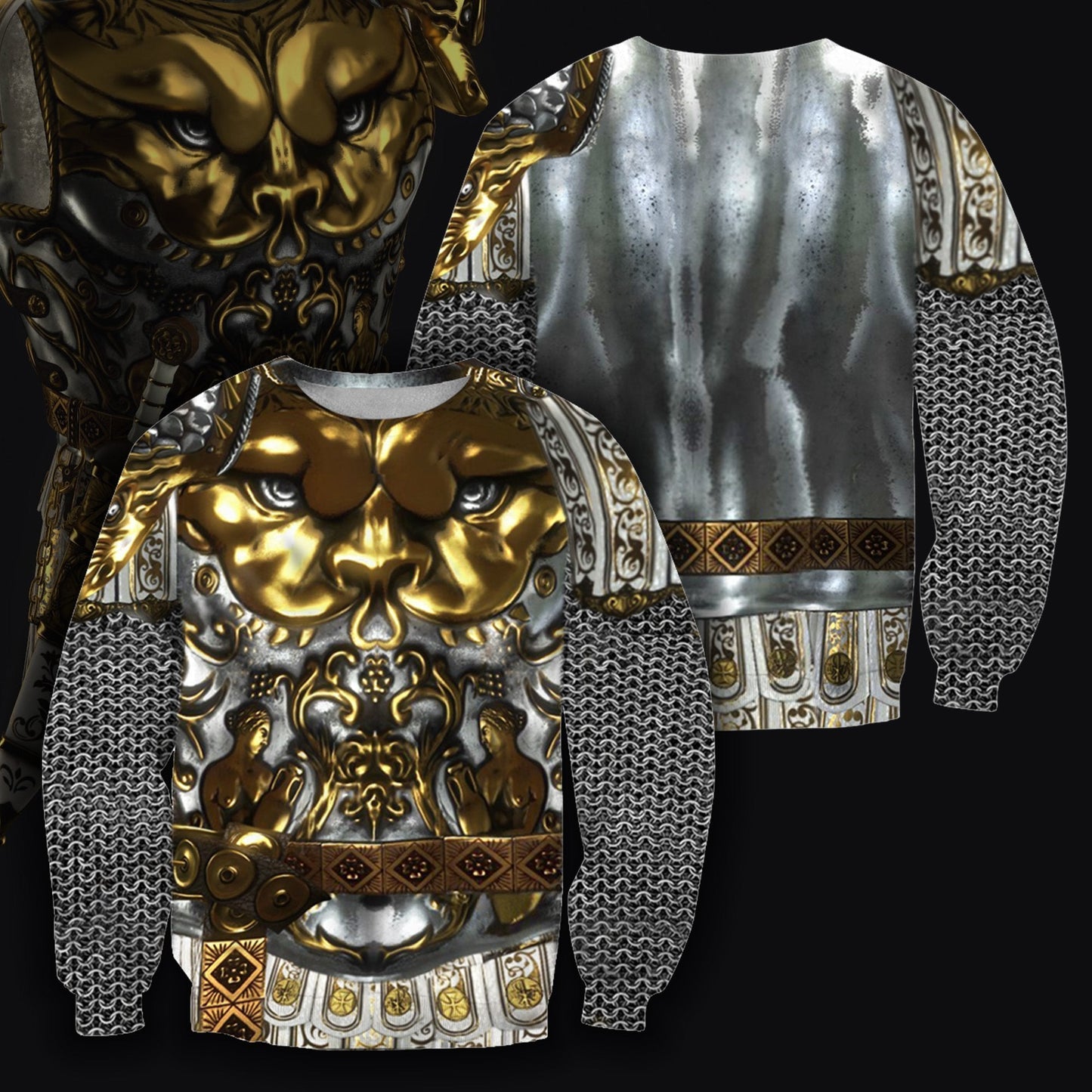 3D All Over Printed King Armor Tops - Amaze Style™-Apparel