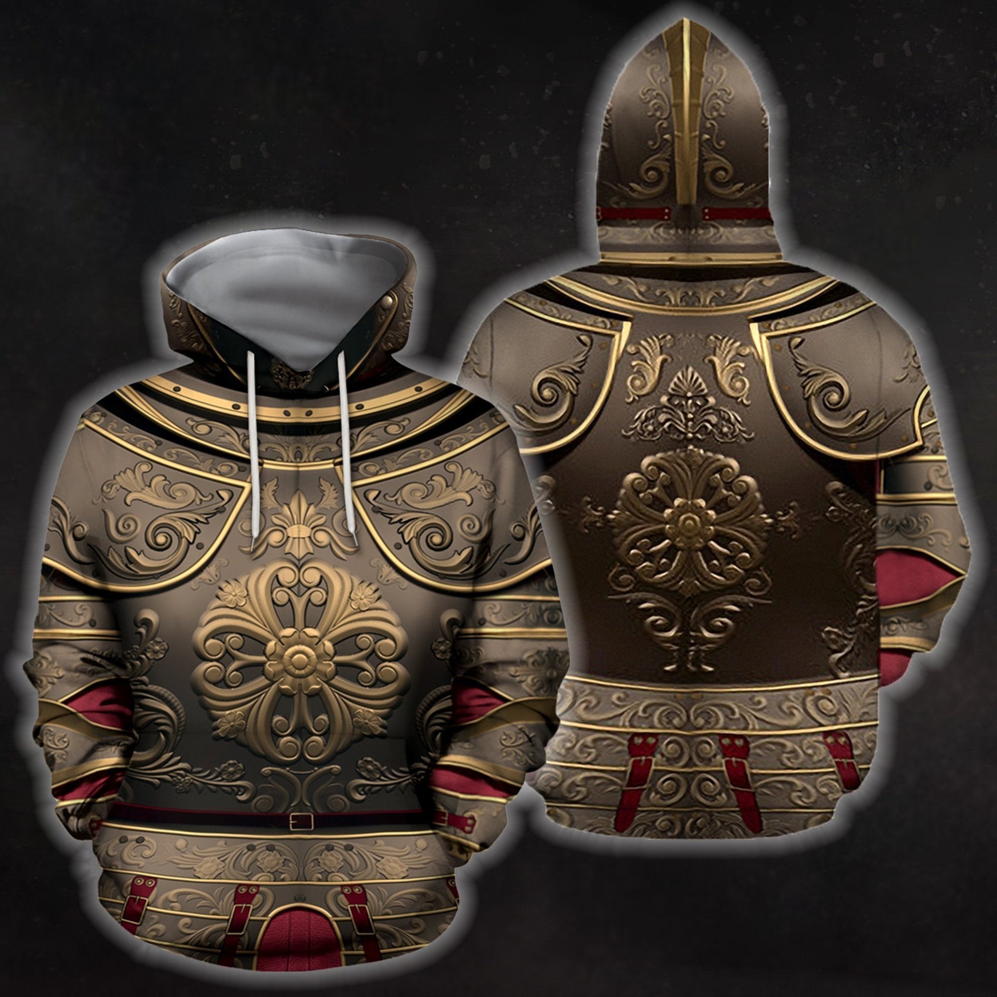 3D All Over Printed Breastplate 3Hoodie - Amaze Style™-Apparel