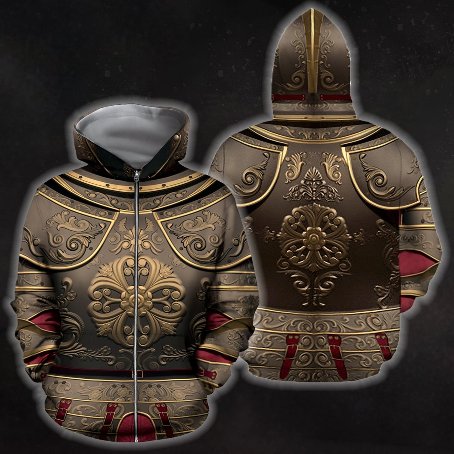 3D All Over Printed Breastplate 3Hoodie - Amaze Style™-Apparel