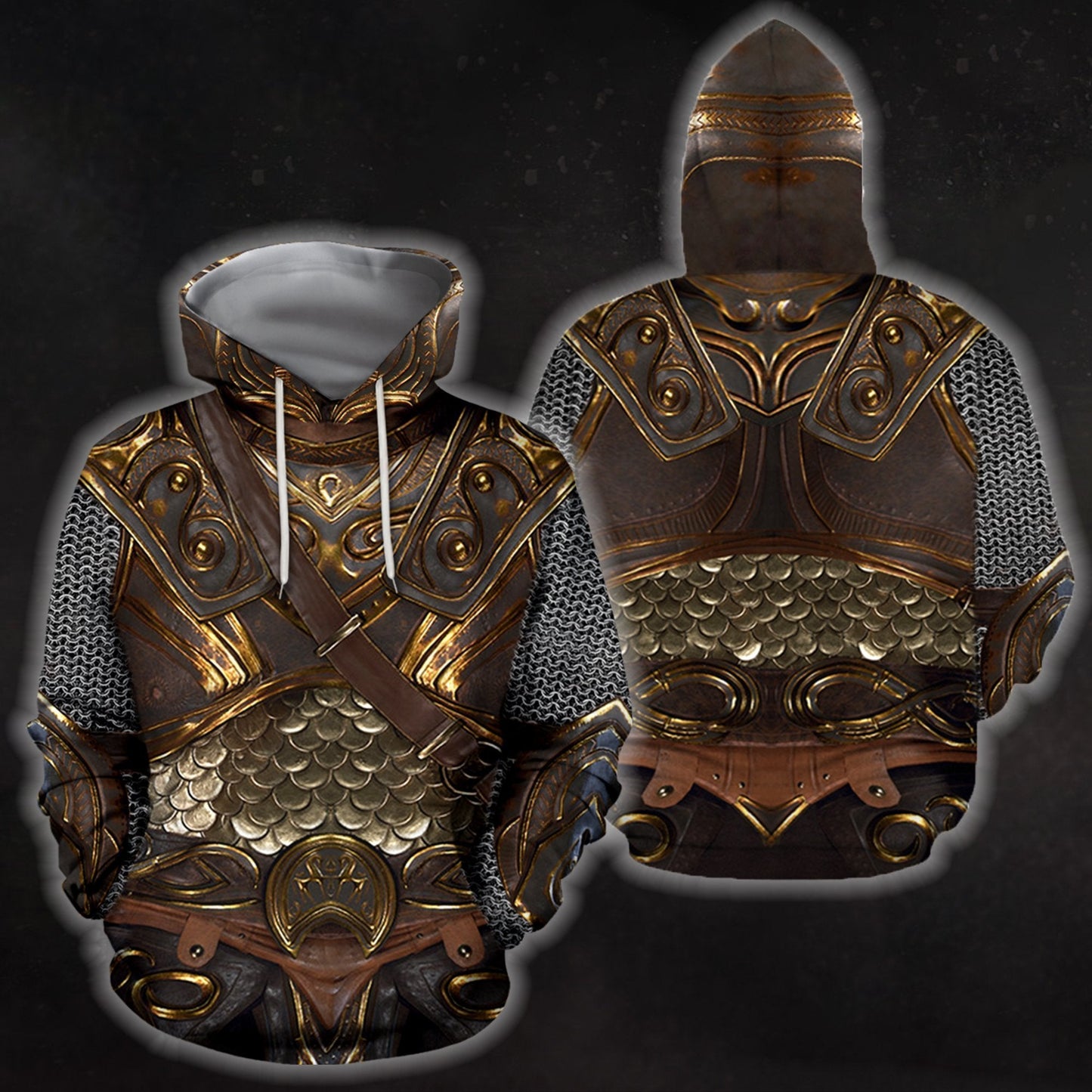 3D All Over Printed Breastplate 4 Hoodie - Amaze Style™-Apparel