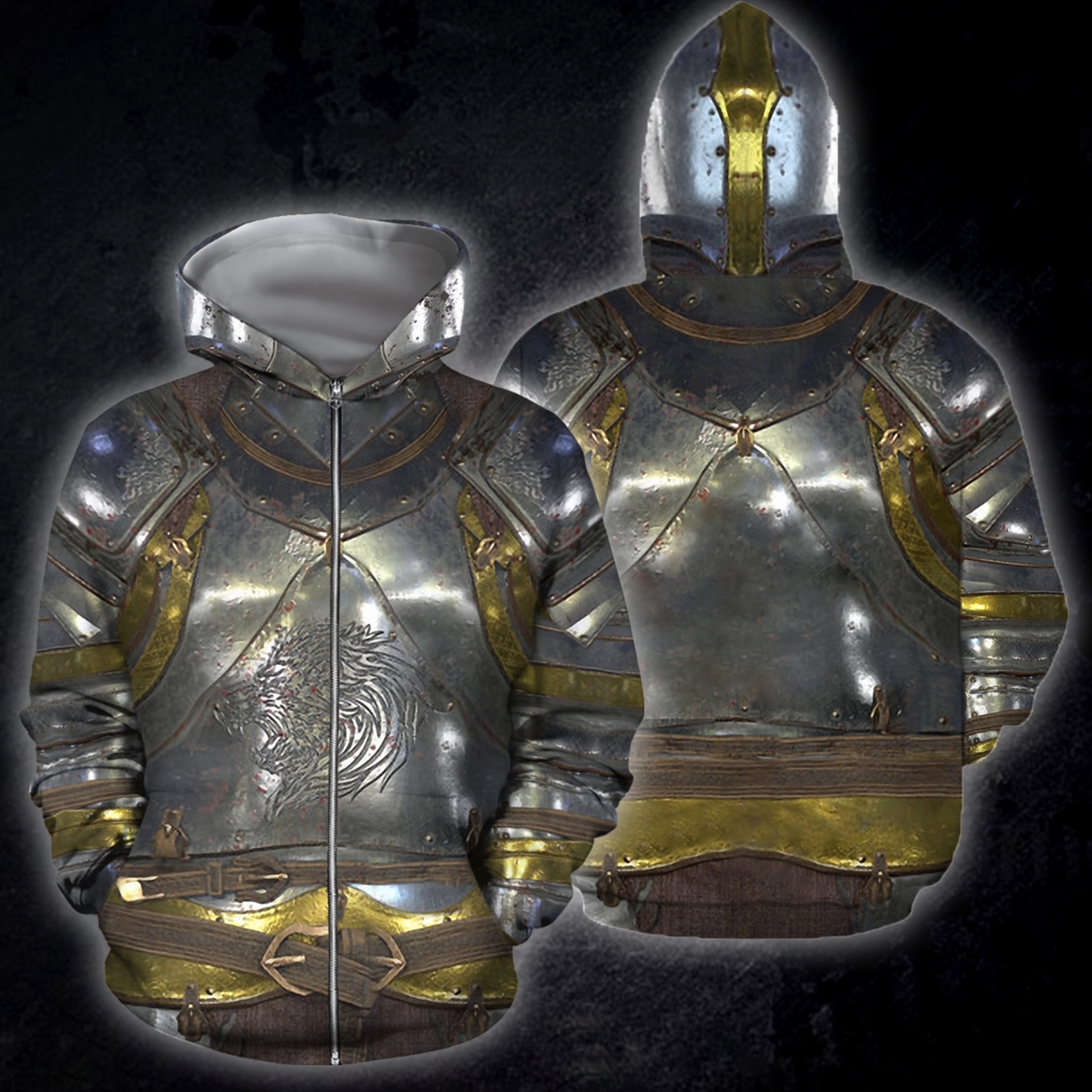 3D All Over Printed Breastplate 5 Hoodie - Amaze Style™-Apparel