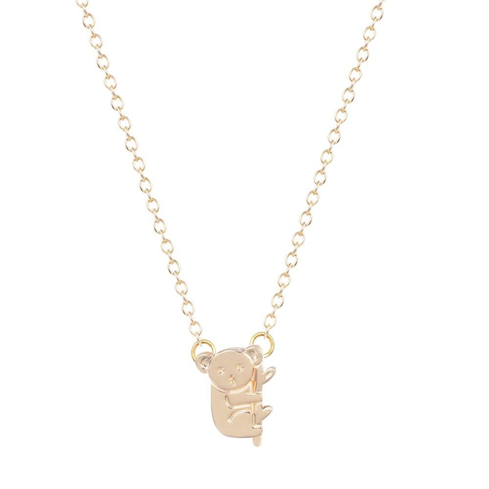 Australian Koala Bear Charm Necklace Pendant Collares Minimalist Jewelry Gift Necklace For Girls And Women TH7 - Amaze Style™-ACCESSORIES