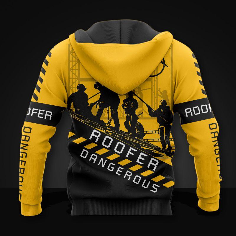 The Roofer Man Green 3D All Over Printed Shirts For Men