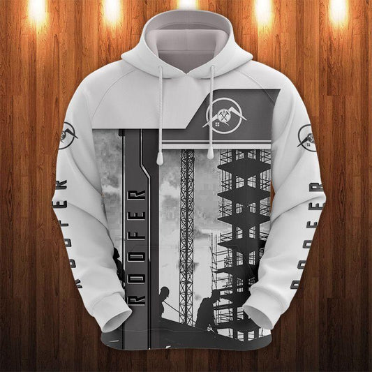 The Roofer Man Green 3D All Over Printed Shirts For Men