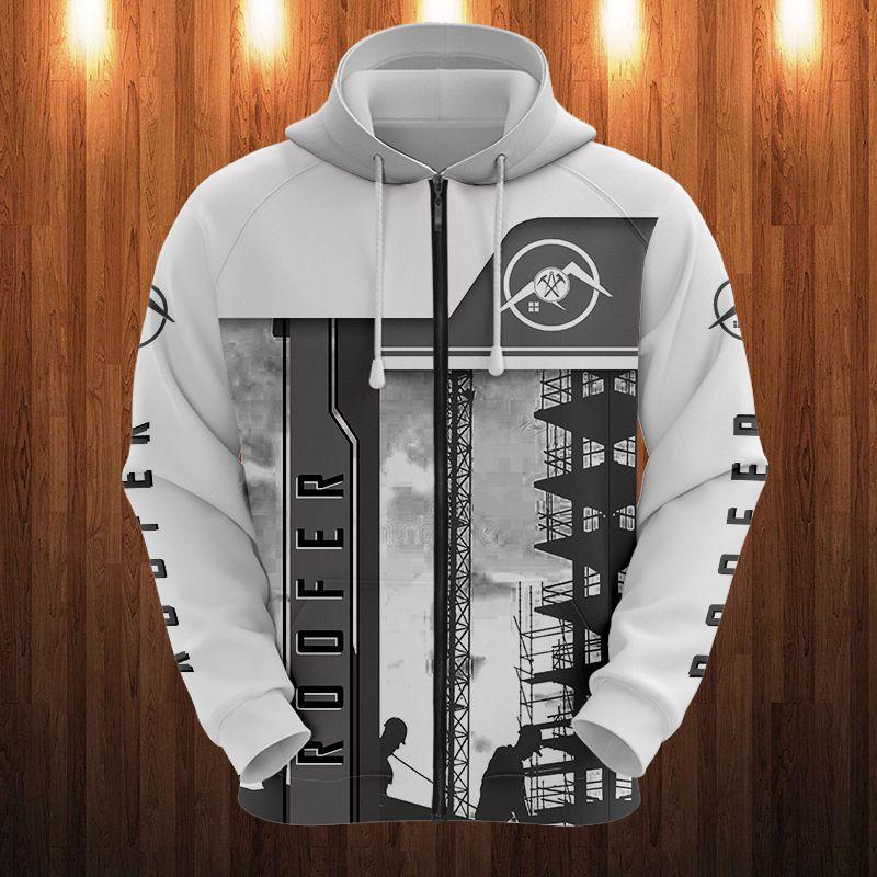 The Roofer Man Green 3D All Over Printed Shirts For Men